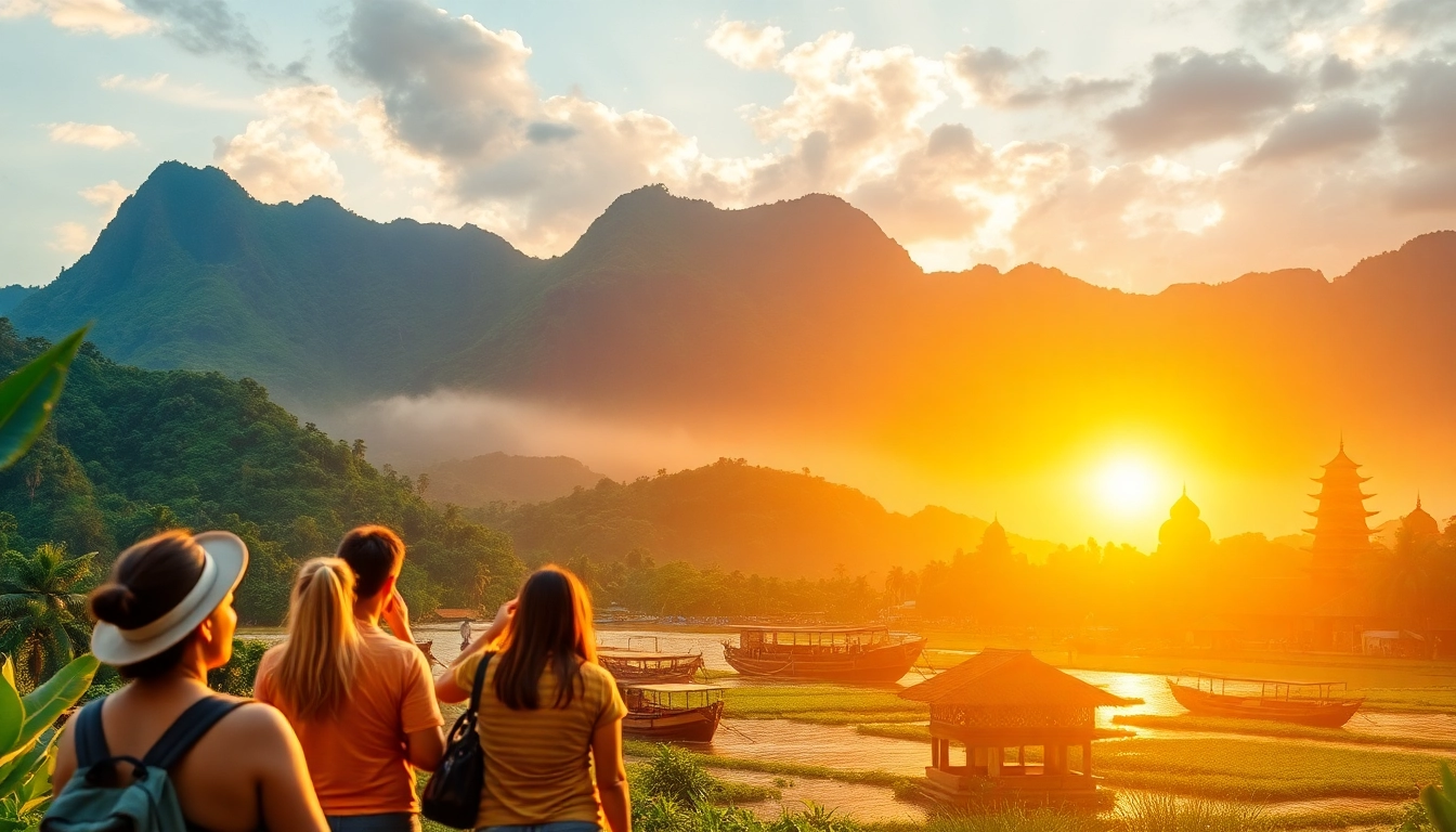Join an exciting tour in Indonesia, discovering lush scenery and cultural sights with expert guides.